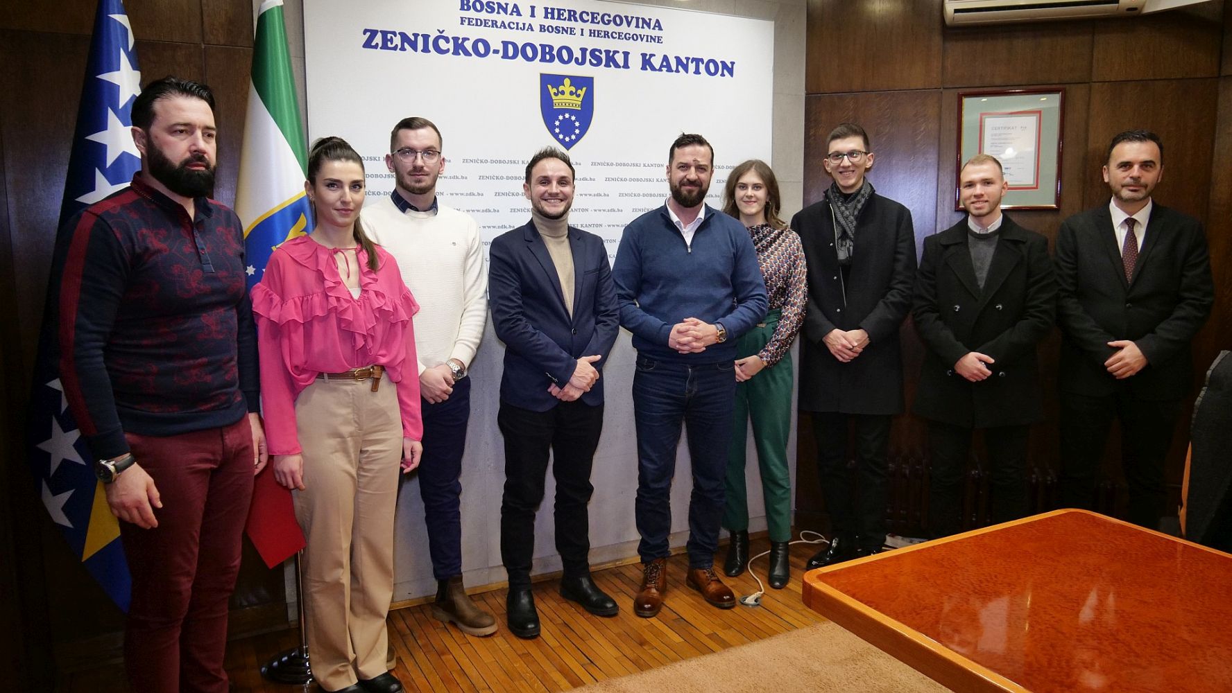 MINISTAR MIRZA MUŠIJA UGOSTIO DOBITNIKE NAGRADE REKTORA UNIVERZITETA U ZENICI