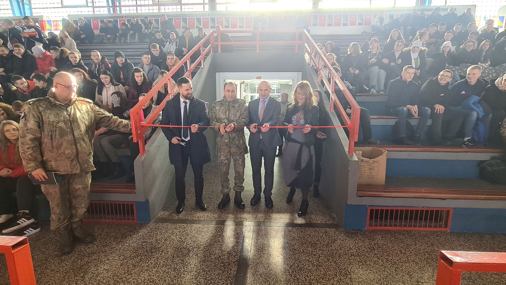 TURSKA VOJNA MISIJA U BIH I VLADA ZDK: DVORANA NA BILIMIŠĆU DOBILA SAVREMENU LED RASVJETU