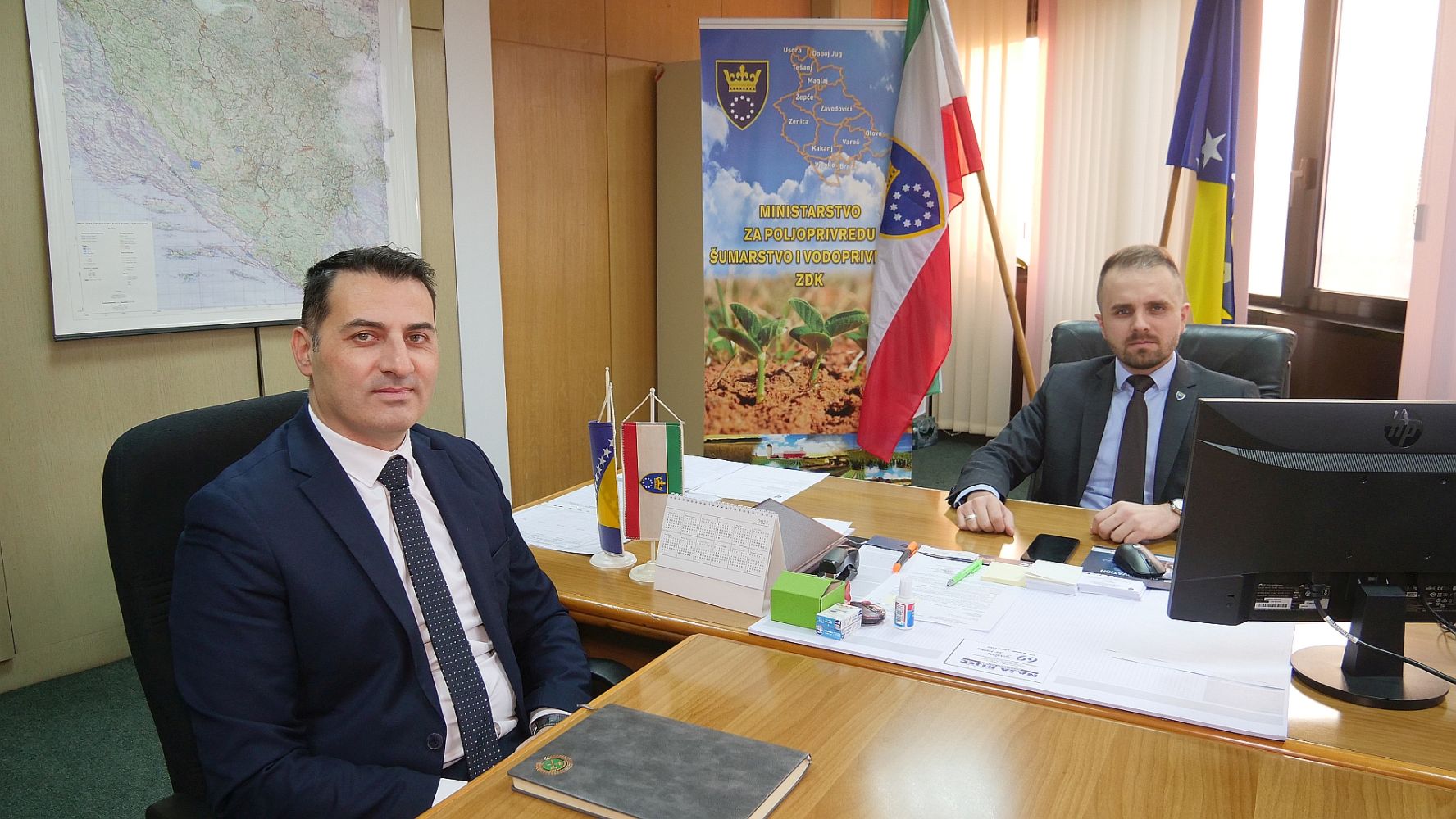 MINISTAR ČAJIĆ ODRŽAO RADNI SASTANAK S NAČELNIKOM BAJTAREVIĆEM