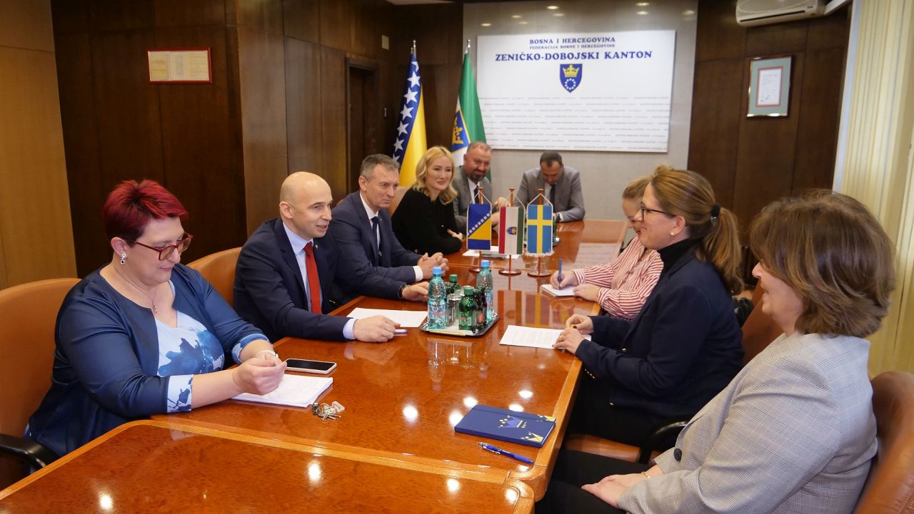AMBASADORICA LAGERLOF POSJETILA ZDK: ŠVEDSKA SNAŽNO PODRŽAVA BIH NA PUTU INTEGRACIJE U EU