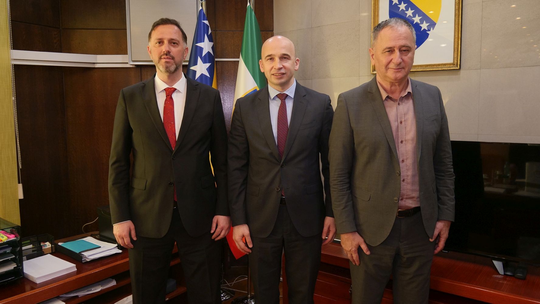 PREMIJER PIVIĆ RAZGOVARAO S ATAŠEOM ERDEMOM I PREDSJEDNIKOM VSTV-a LAGUMDŽIJOM