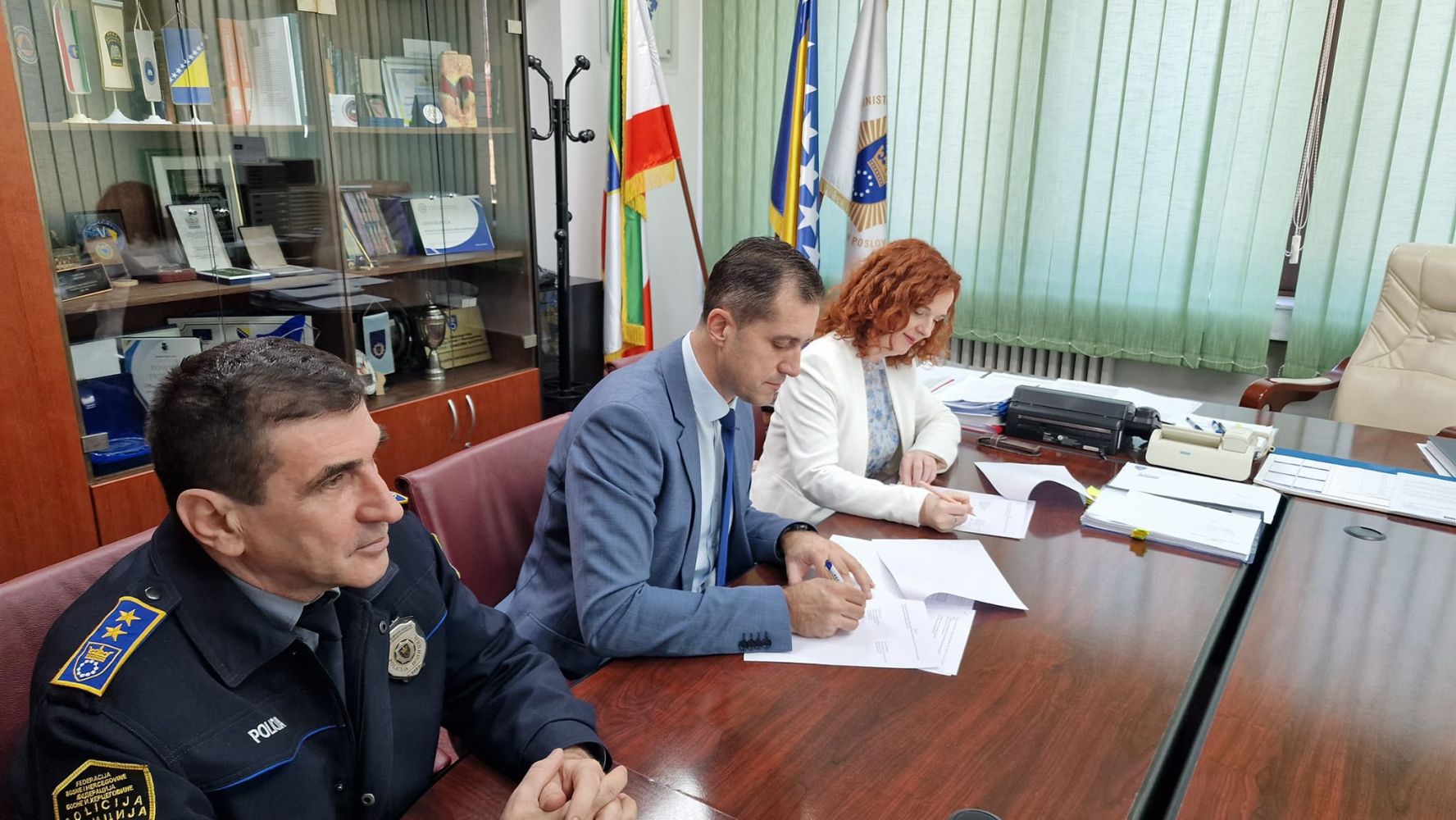 Bazen Specijalne policijske jedinice ustupljen studentima odsjeka “Tjelesni odgoj i sport” Filozofskog fakulteta Univerziteta u Zenici 