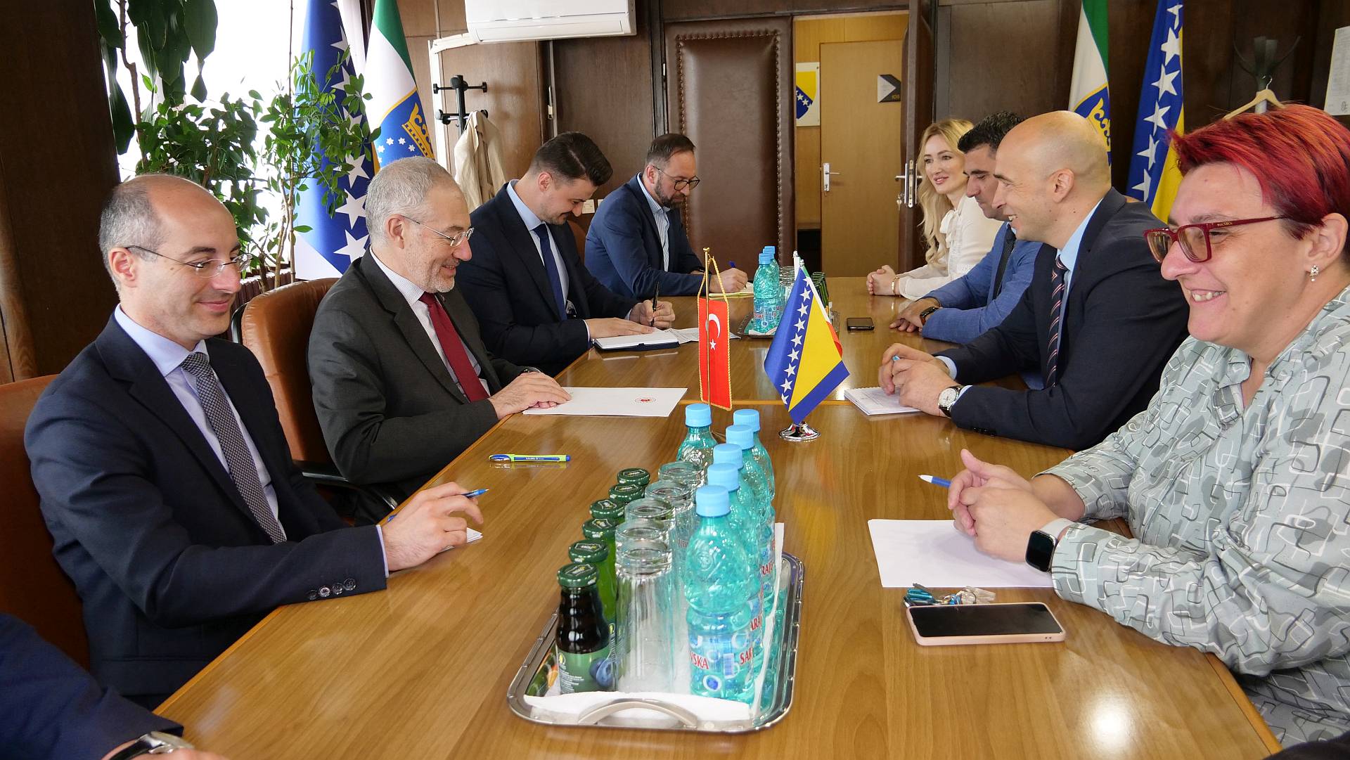 Ambasador Sadik Babur Girgin razgovarao s premijerom Nezirom Pivićem i ministrima u Vladi Zeničko-dobojskog kantona