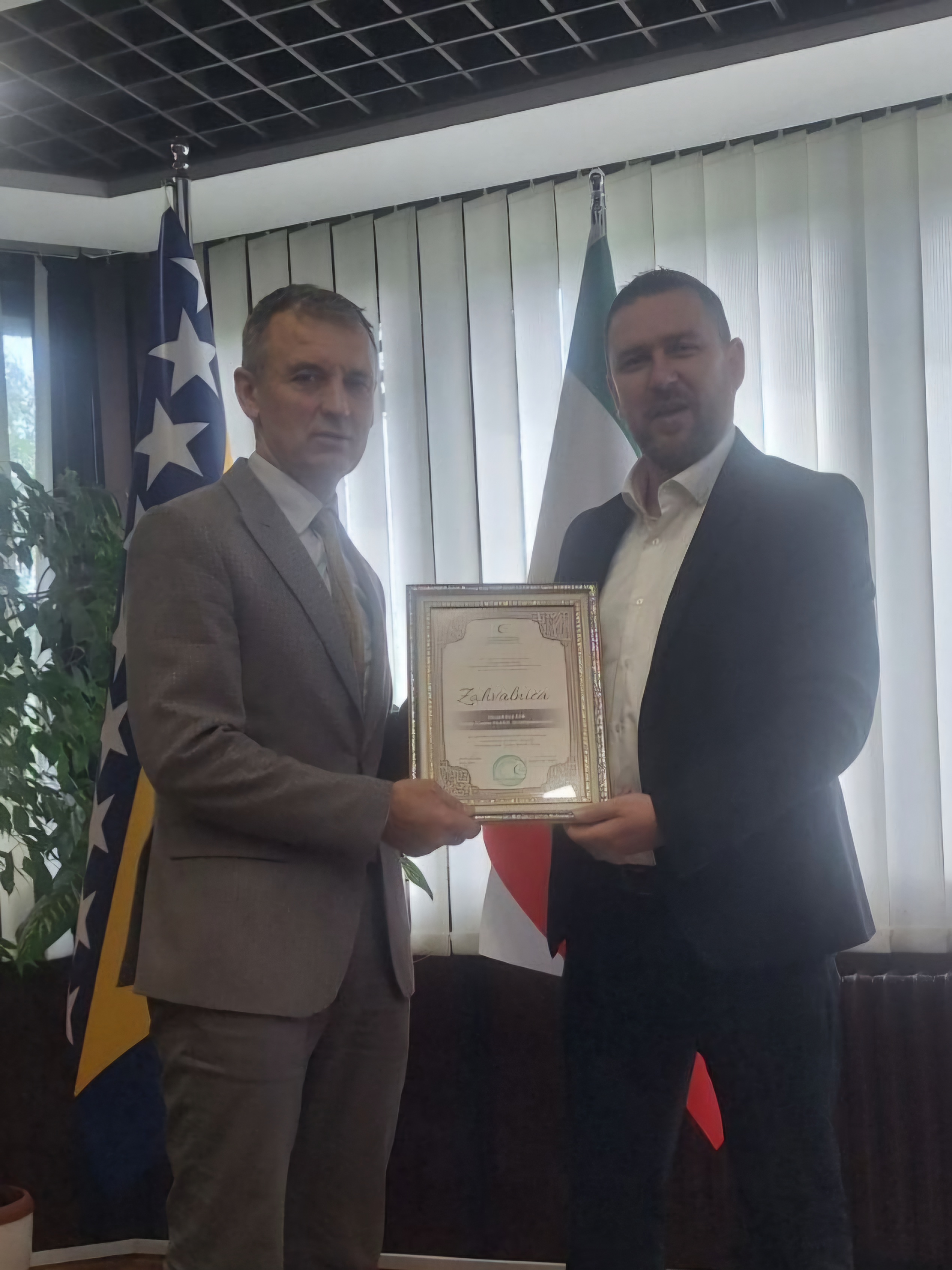 Predsjedavajući Huskić razgovarao sa glavnim imamom Medžlisa Islamske zajednice Zenica