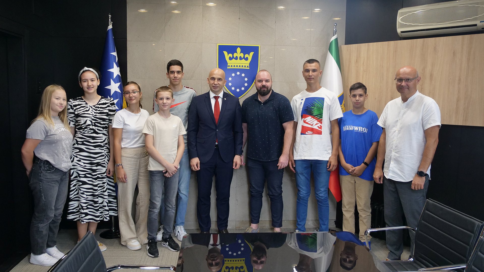 Premijer Nezir Pivić ugostio mlade robotičare koji su se plasirali na EP u robotici u Italiji