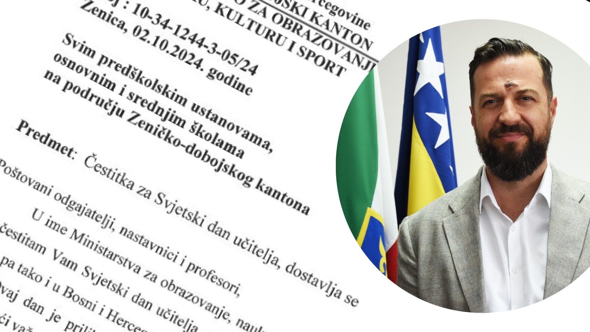 Ministar Mušija uputio čestitku za Svjetski dan učitelja