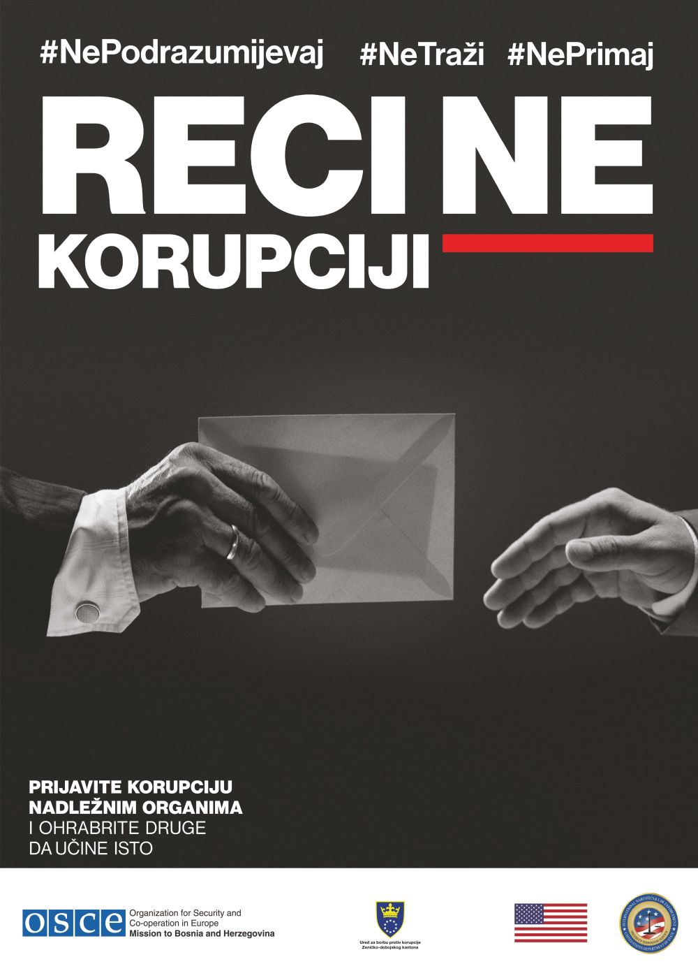 Promotivni materijal za prijavu korupcije