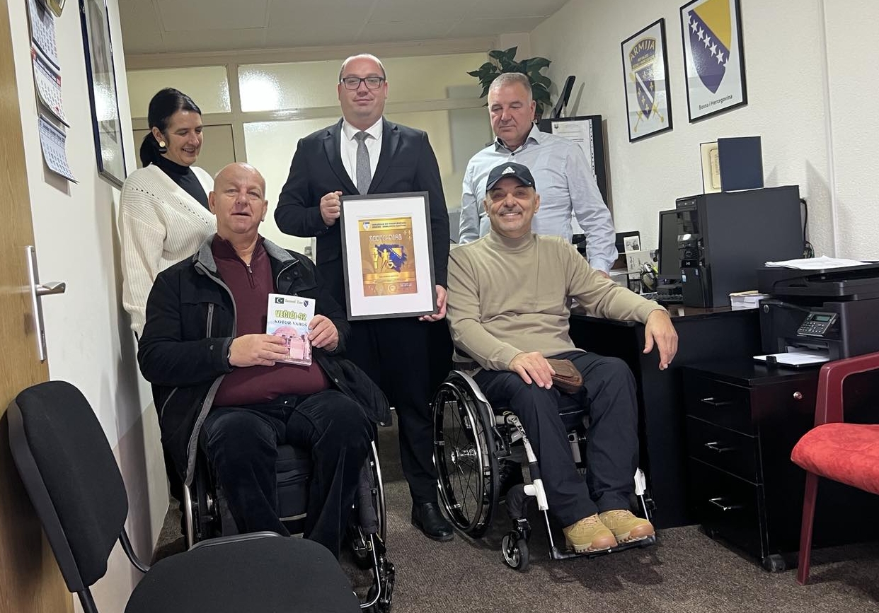Ministar Sirovica posjetio Udruženje RVI paraplegičara Zeničko-dobojskog kantona