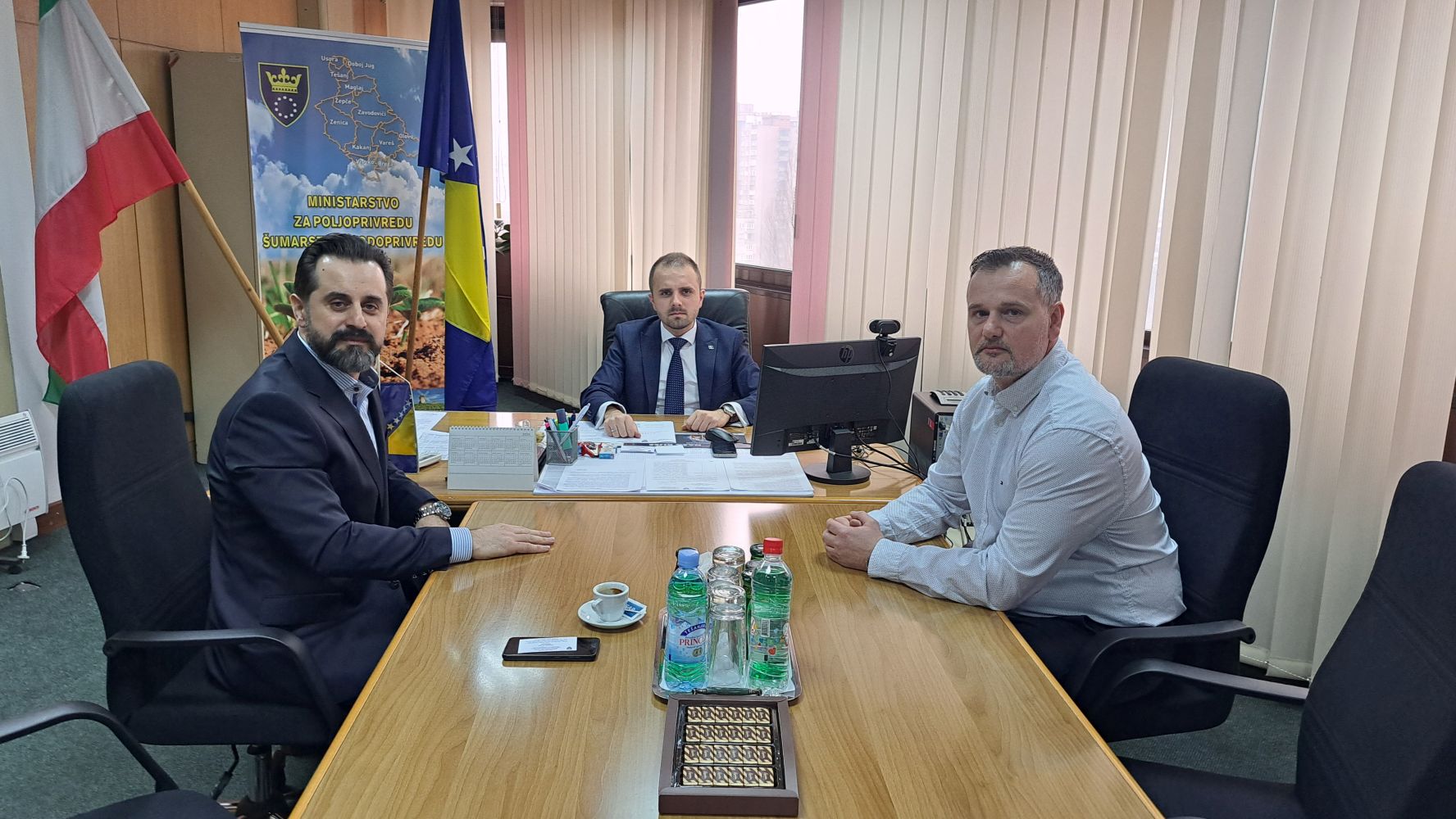 Ministar Jasmin Čajić održao sastanak sa direktorom Instituta za zdravlje i sigurnost hrane Zenica