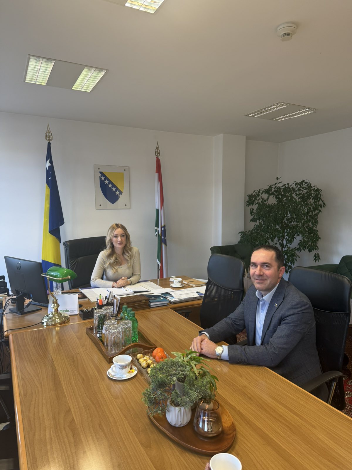 Ministrica Salčinović razgovarala sa načelnikom Općine Doboj Jug