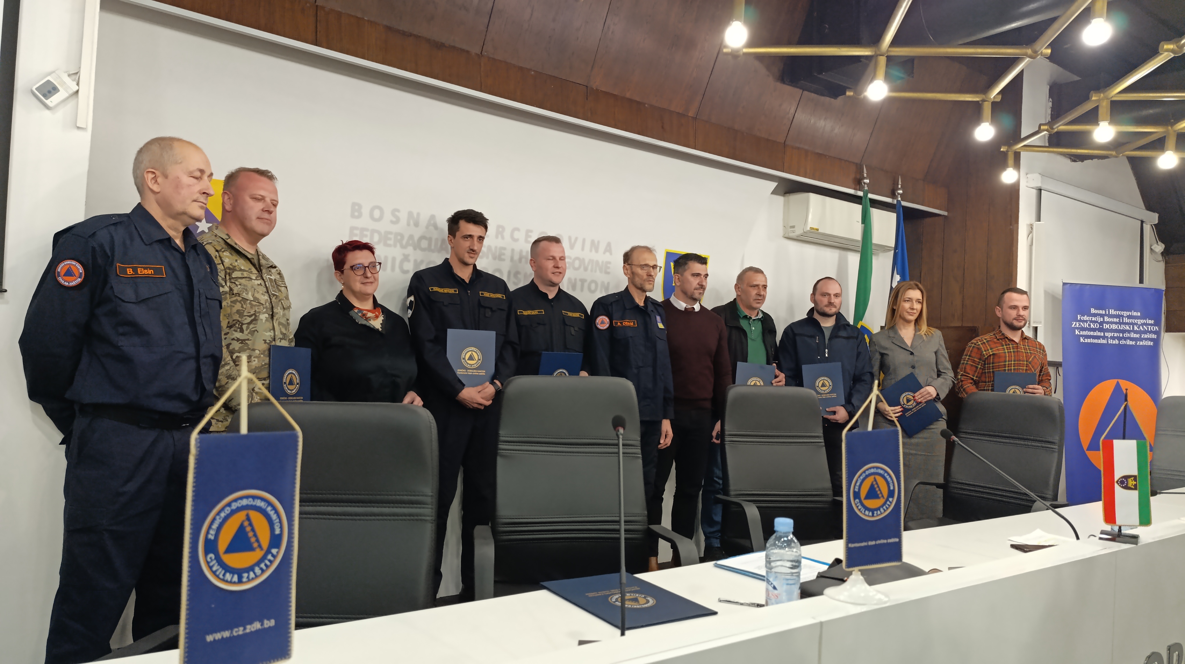 Kantonalni štab civilne zaštite ZDK dodijelio priznanja i nagrade zaslužnima