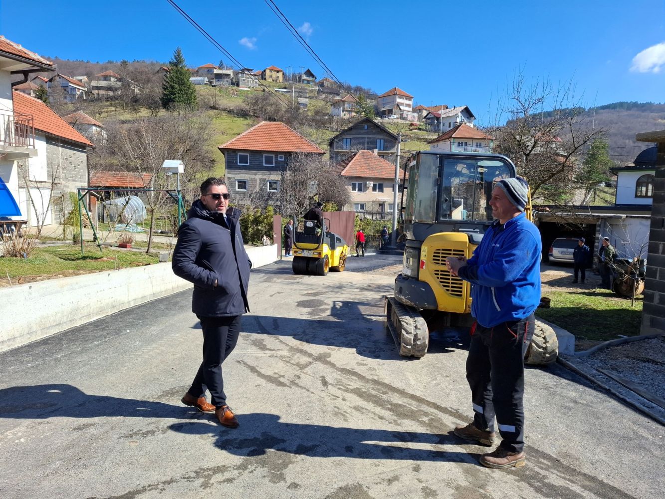 Ministar Šabani posjetio Arnaute: Sanirano više od 800 metara regionalne ceste Zenica – Arnauti – Kakanj