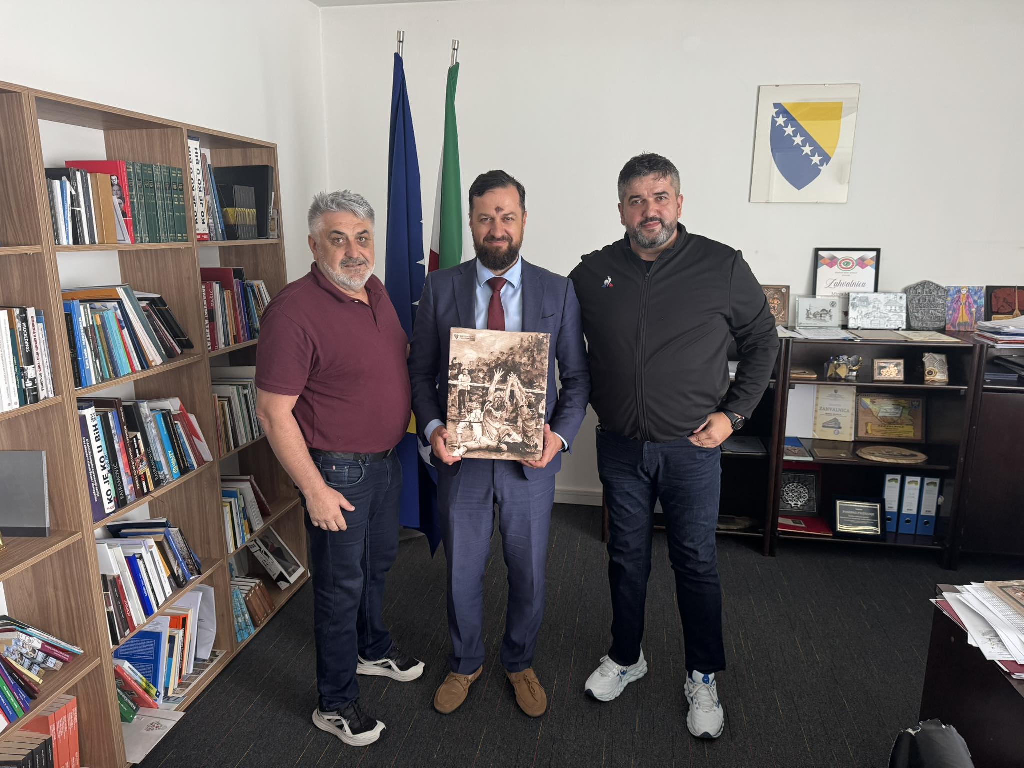 Podrška Zeničko-dobojskog kantona Reprezentaciji BiH u sjedećoj odbojci