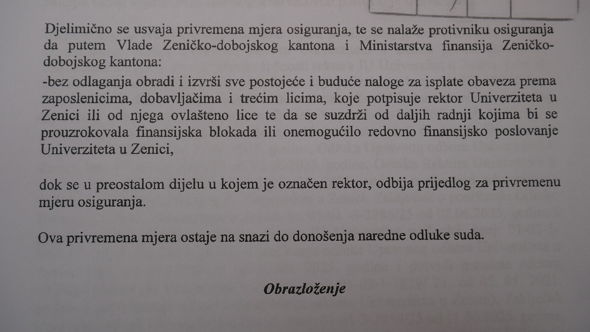 Zašto je Rektorat postao glasnogovornik bivšeg rektora?