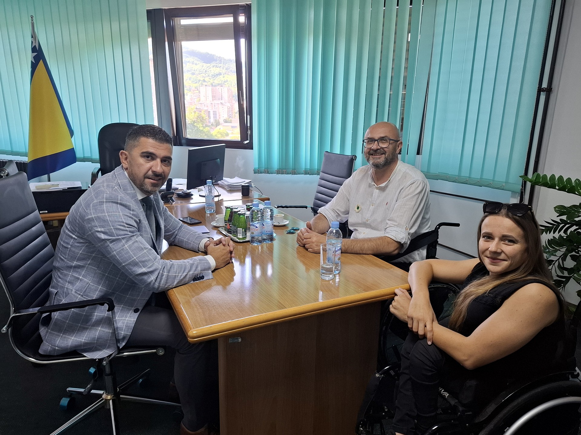 Ministar Adnan Šabani snažno podržava rad Koalicije organizacija osoba sa invaliditetom ZDK