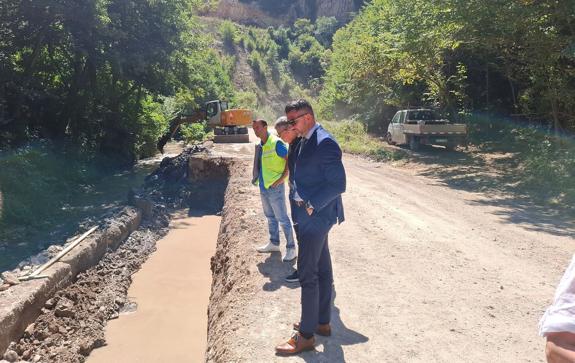 Ministar Adnan Šabani obišao radove na sanaciji puta Zenica – Arnauti