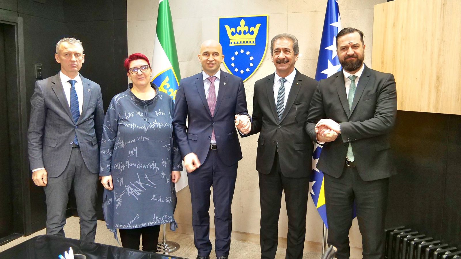 Poruke solidarnosti i mira u oproštajnoj posjeti ambasadora Palestine Zeničko-dobojskom kantonu