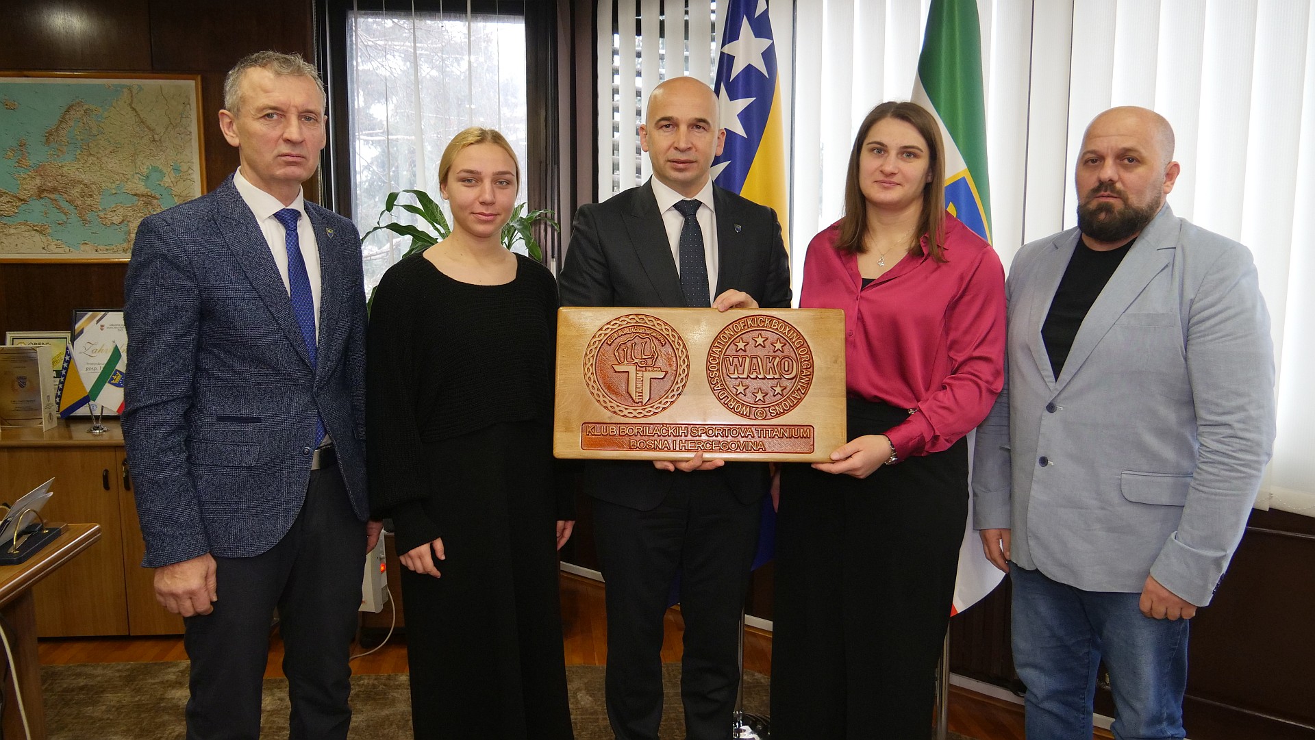 Prijem u Skupštini ZDK za uspješne kickboxere KBS „Titanium“ Usora