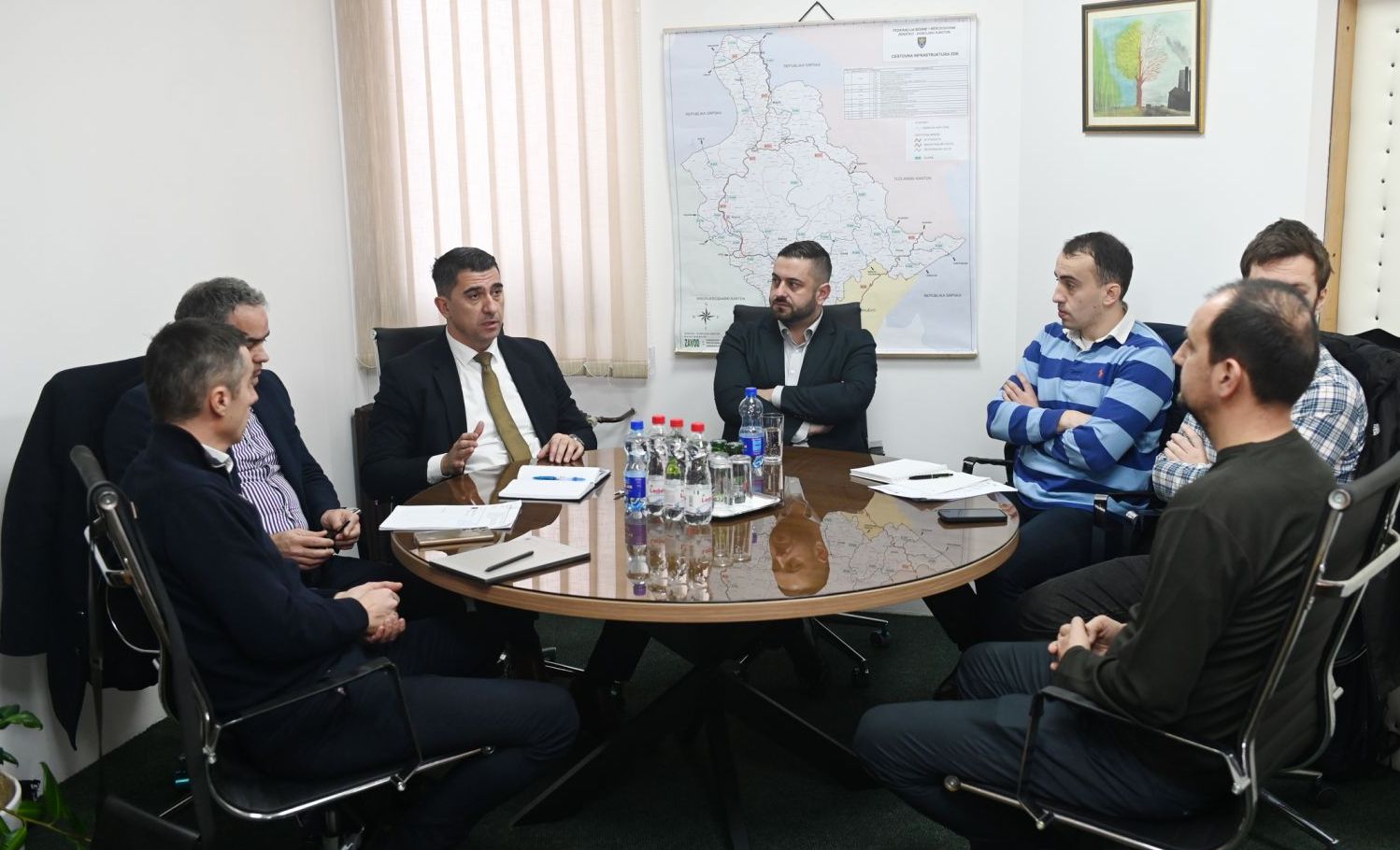 Ministar Šabani organizovao sastanak: Čengizu i JP „ACFBiH“ do 1.februara rok za rješenje problema klizišta u Mladoševici – Novi Šeher