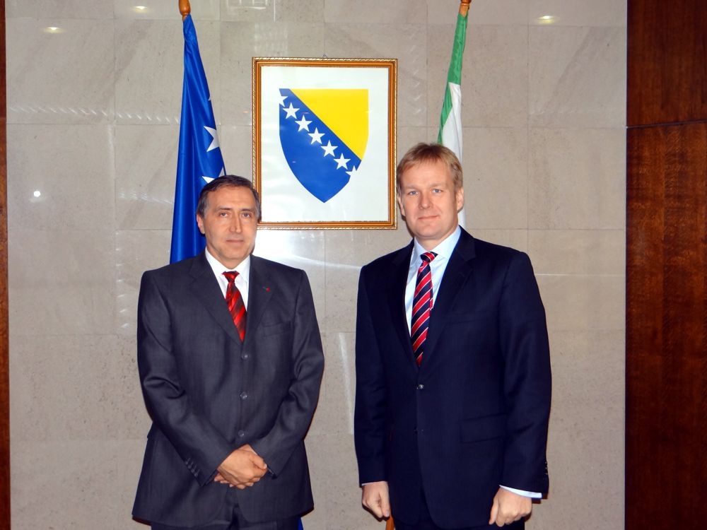 premijer Fikret Plevljak i šef delegacije EU u BiH Peter Sorensen