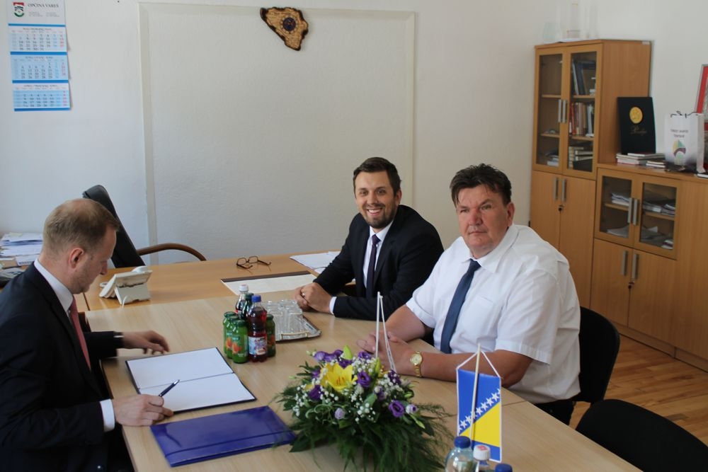 PREDSJEDAVAJUĆI SKUPŠTINE ZDK JASMIN DUVNJAK U POSJETI OPĆINI VAREŠ