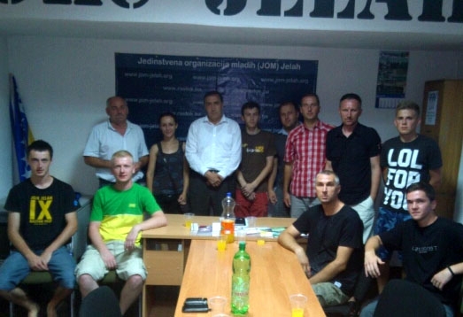 premijer Plevljak sa članovima JOM-a Jelah