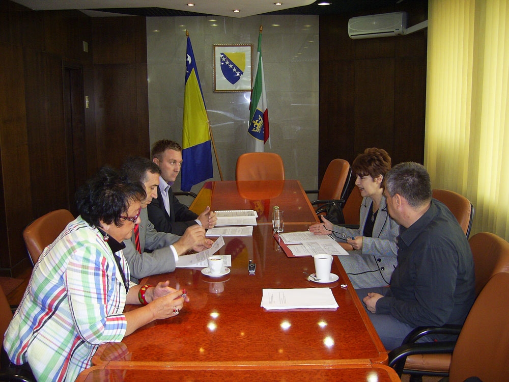 Predstavnici Sindikata zdravstvenih radnika u sjedištu ZDK