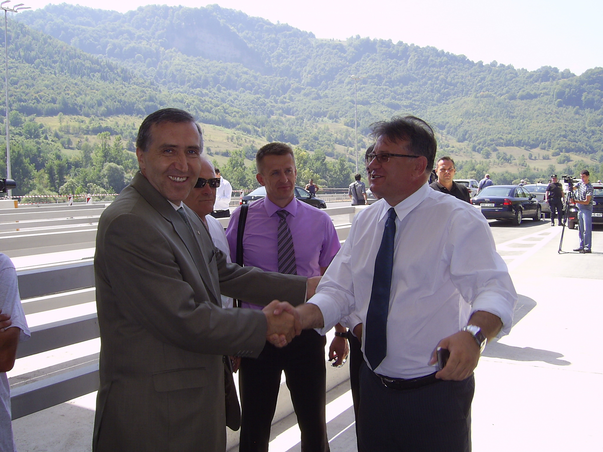 na otvorenju dionice A1 premijeri Plevljak i Nikšić