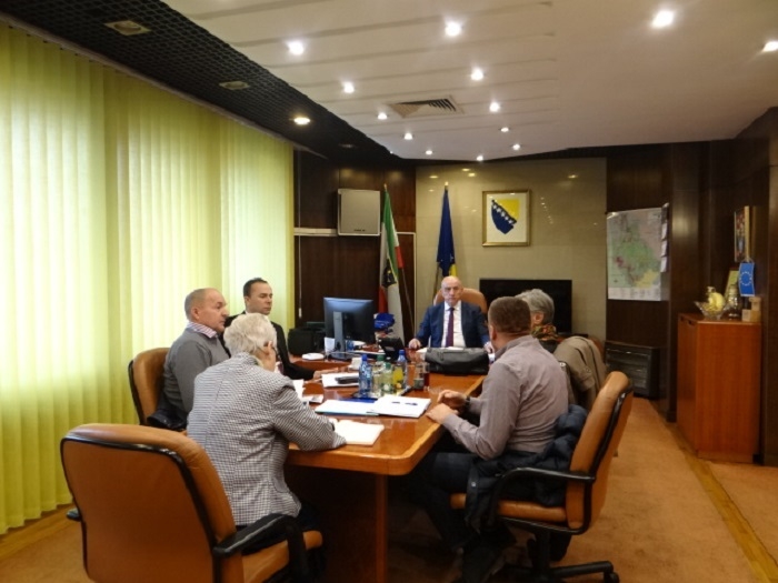 SASTANAK PREMIJERA SA PREDSTAVNICIMA KANTONALNIH BORAČKIH UDRUŽENJA U UREDU PREMIJERA