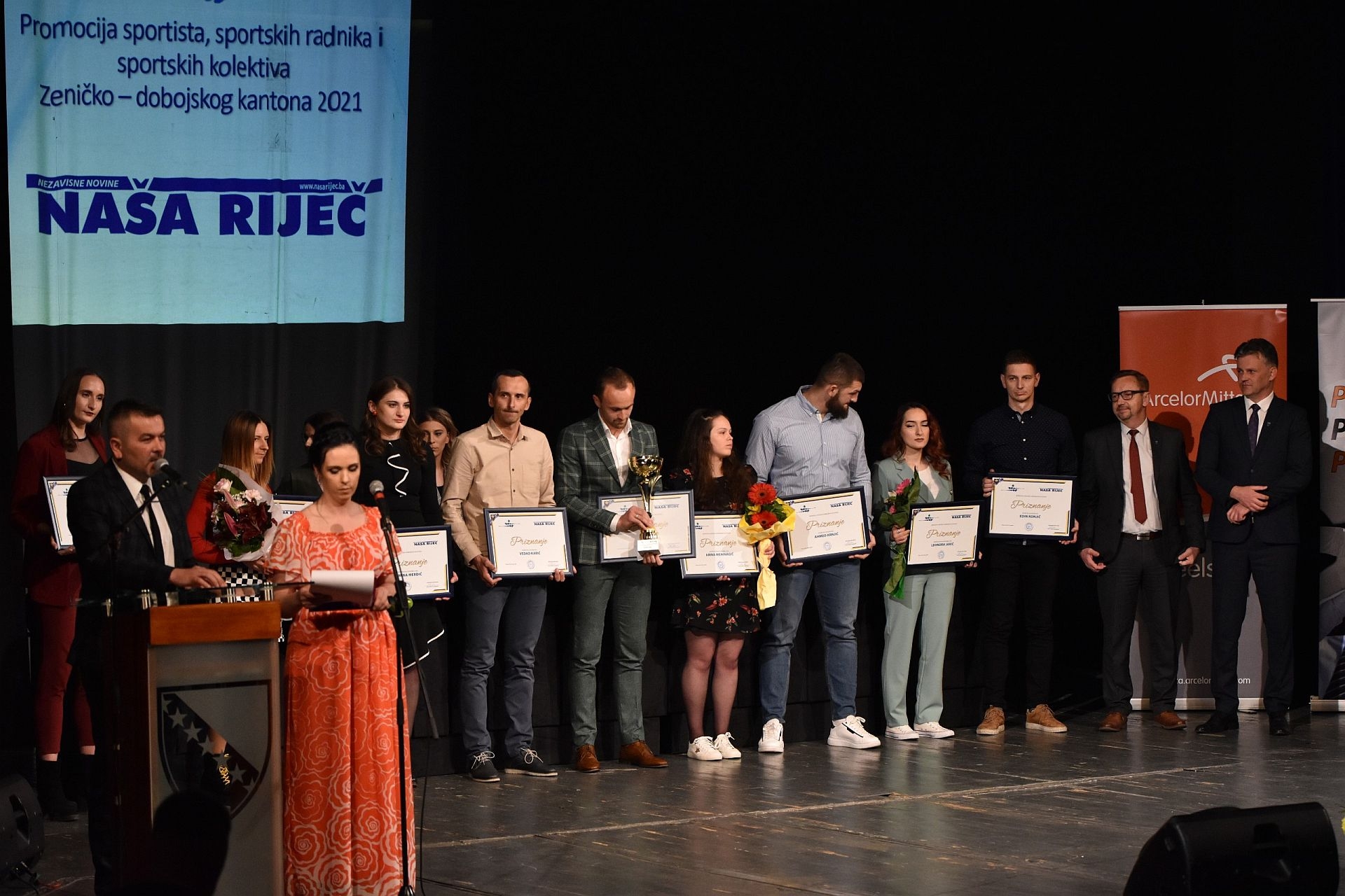 VLADA ZDK GENERALNI POKROVITELJ IZBORA SPORTISTE: AMEL TUKA I ELVEDINA MUZAFERIJA NAJBOLJI SPORTISTI U ZDK ZA 2021. GODINU