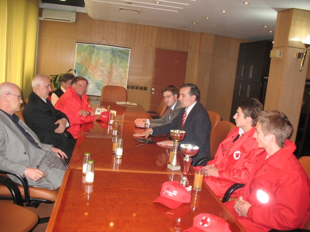 Prijem za pobjednike Kantonalnog takmičenja iz poznavanja Prve pomoći