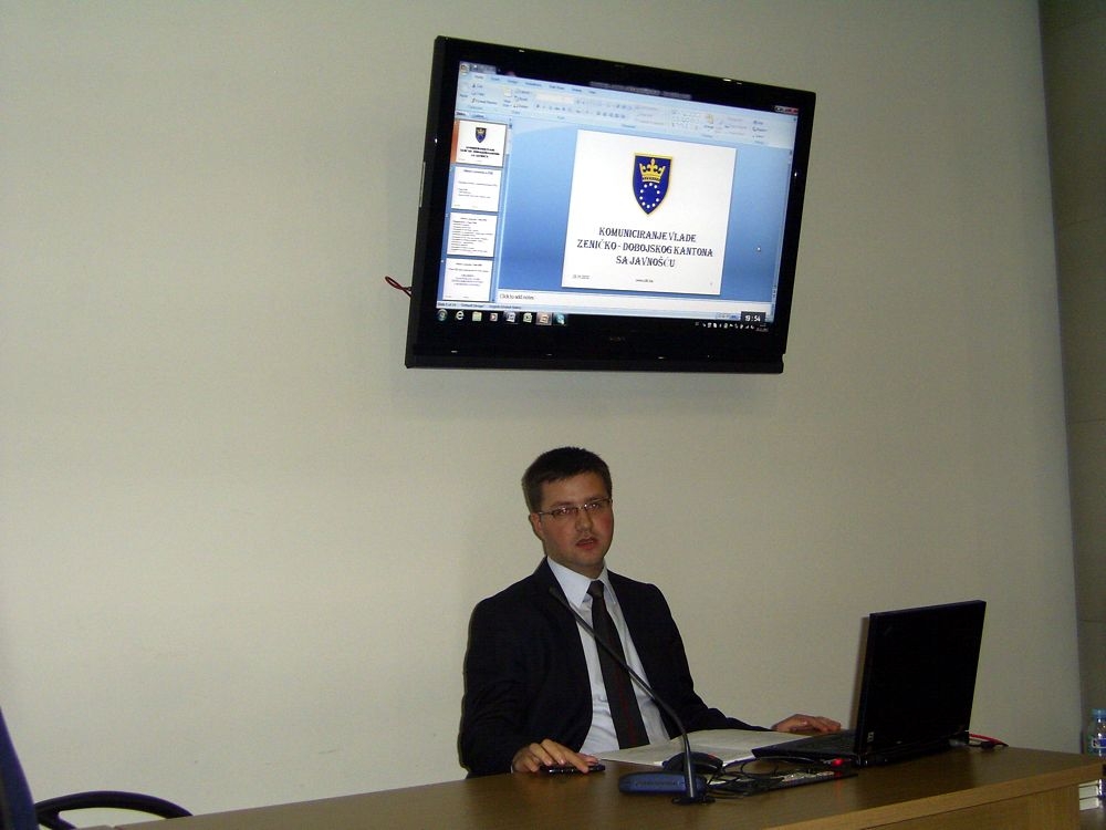 o Službi za informiranje Vlade ZDK govorio Dženan Begović