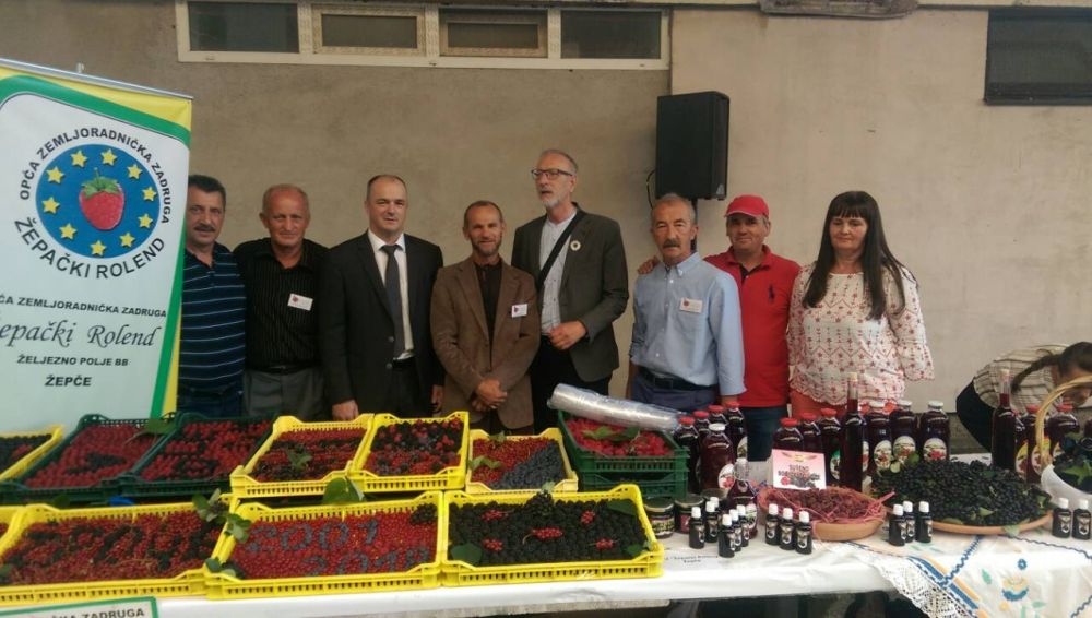 MINISTAR SMAJIĆ NA SAJMU POLJOPRIVREDNIH PROIZVODA DANI MALINE I MEDA ŽEPČE 2018