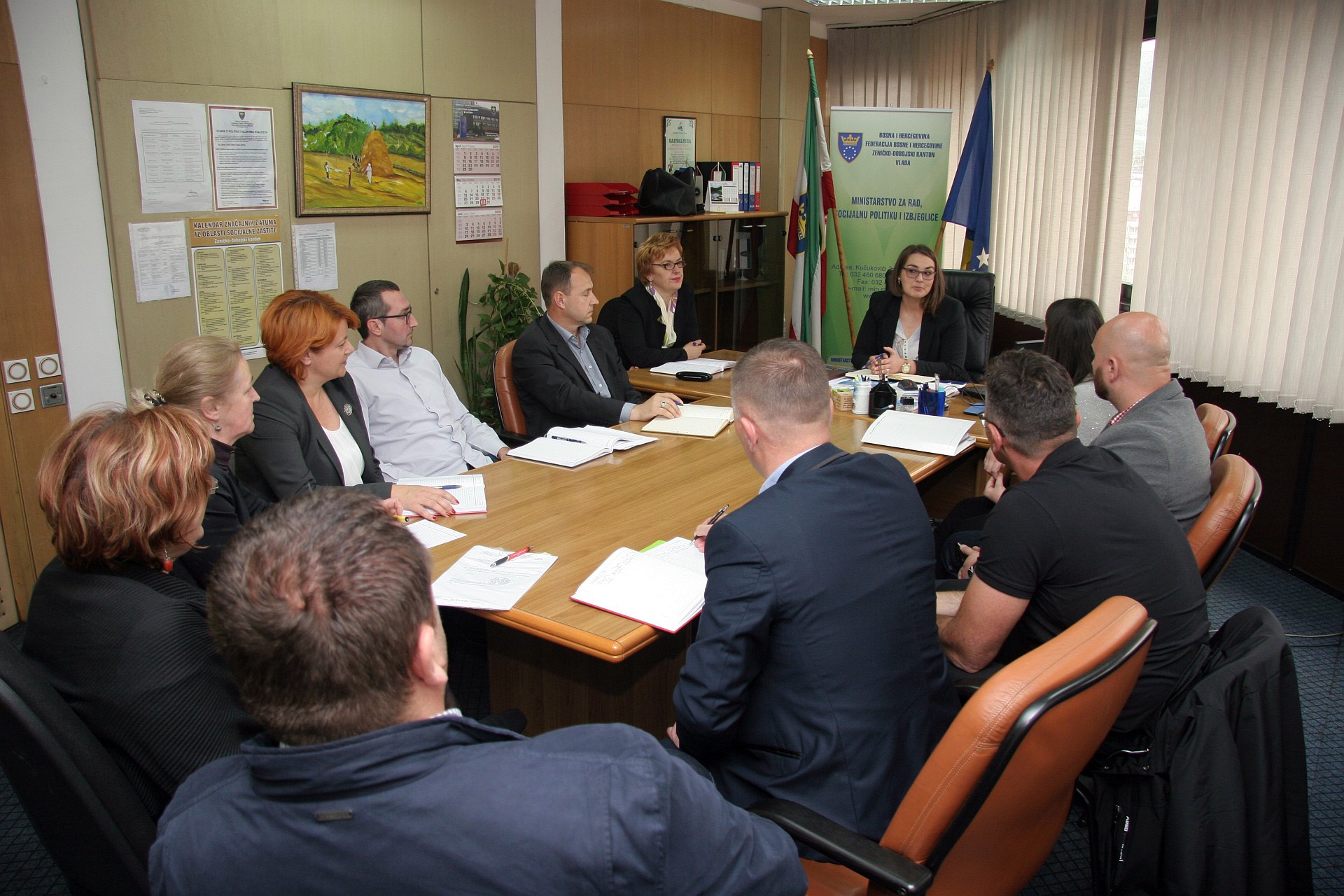 MINISTRICA ŠABANOVIĆ ODRŽALA RADNI SASTANAK SA RUKOVODIOCIMA CENTARA I SLUŽBI SOCIJALNE ZAŠTITE U ZDK