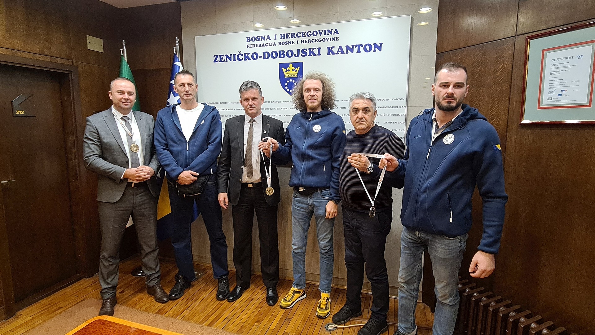 U VLADI ZDK UPRILIČEN PRIJEM ZA REPREZENTATIVCE U SJEDEĆOJ ODBOJCI