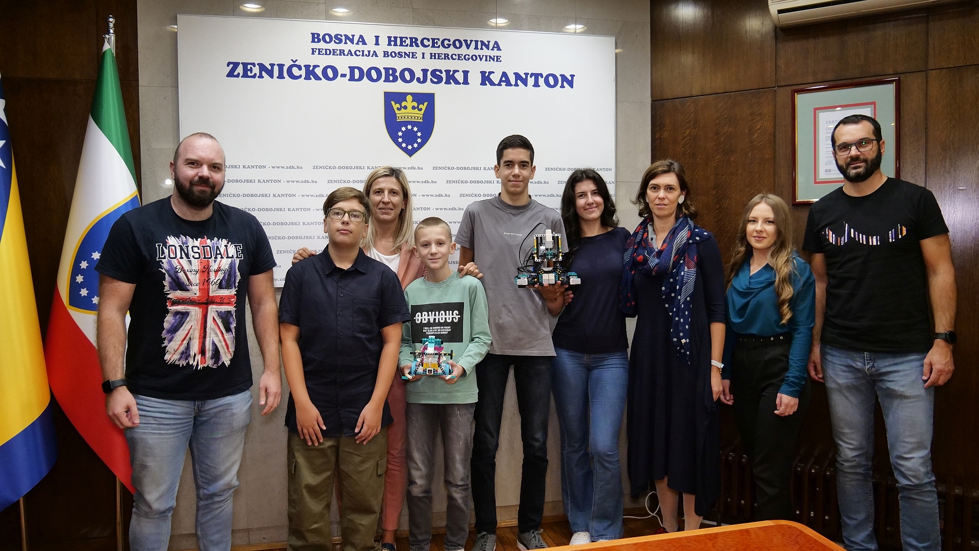 VLADA ZDK PODRŽALA ODLAZAK MLADIH ROBOTIČARA NA SVJETSKU ROBOTIČKU OLIMPIJADU U PANAMI