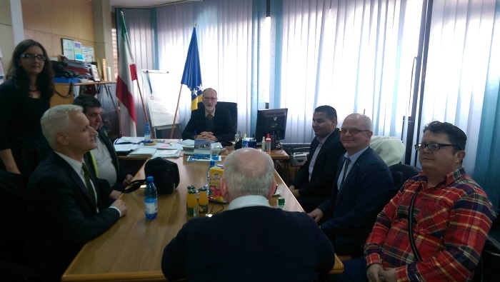 Delegacija Saveza slijepih Gotland Len iz Švedske i predstavnici Udruženja slijepih Zeničko-dobojskog kantona i Kantona Sarajevo u  Ministarstvu za rad, socijalnu politiku i izbjeglice