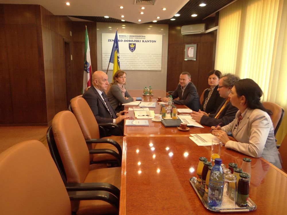 DIREKTOR USAID SGIP-PROJEKTA JAČANJA INSTITUCIJA VLASTI I PROCESA U BOSNI I HERCEGOVINI POSJETIO ZENIČKO-DOBOJSKI KANTON
