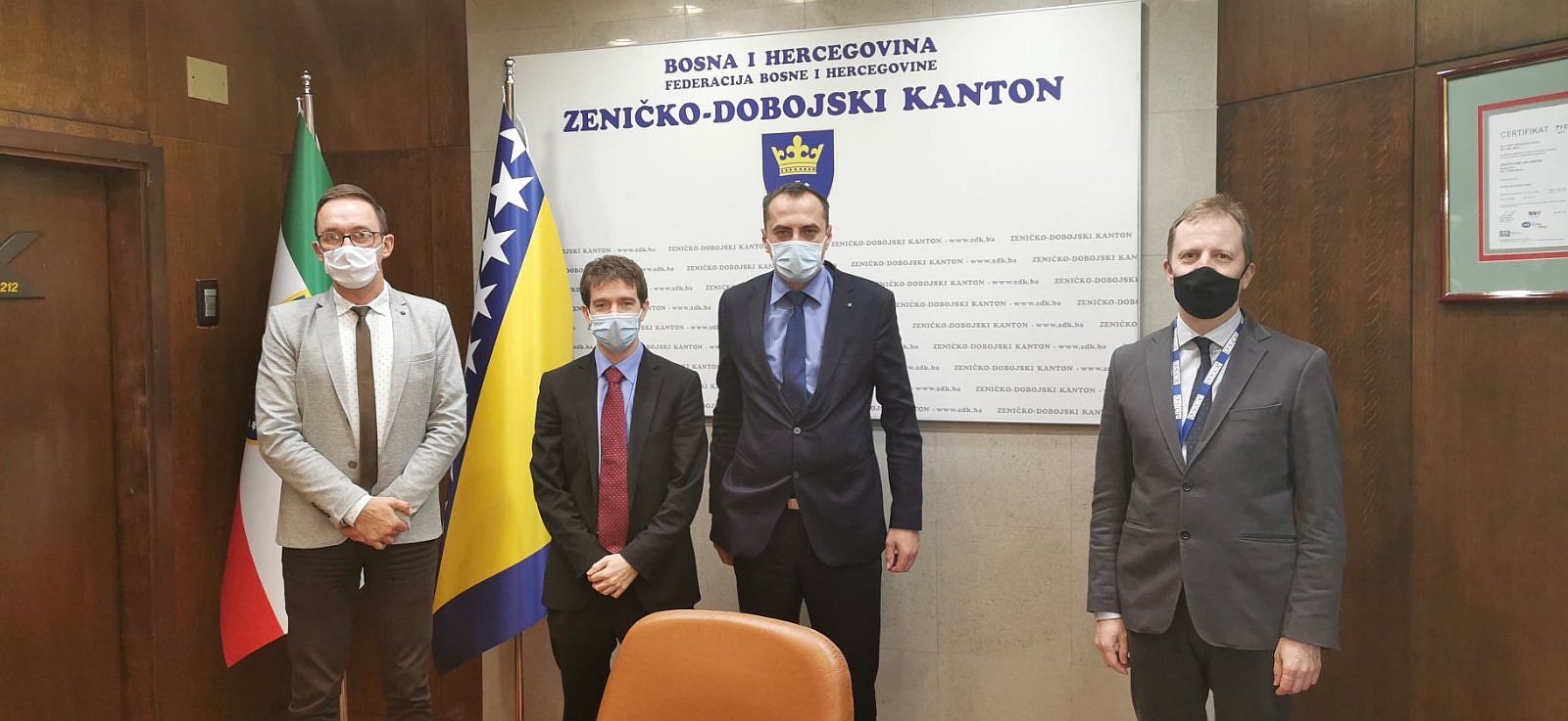 MINISTAR PRAVOSUĐA I PREDSJEDNIK TIMA VLADE ZDK ZA BORBU PROTIV KORUPCIJE RAZGOVARALI S PREDSTAVNICIMA OSCE-A