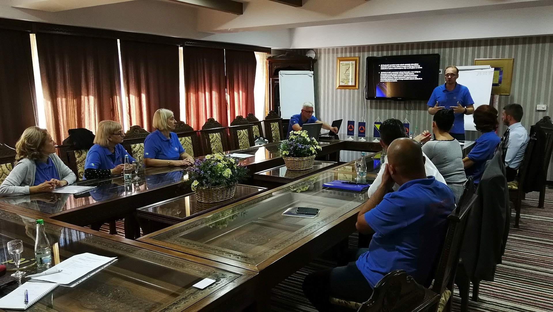 ODRŽANA OBUKA KANTONALNOG ŠTABA CIVILNE ZAŠTITE ZDK