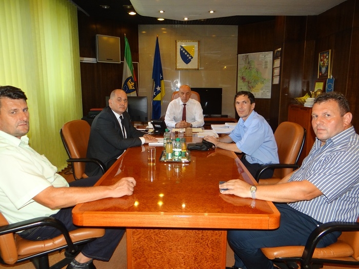 SASTANAK SA NAČELNIKOM OPĆINE USORA I PREDSJEDAVAJUĆIM OPĆINSKOG VIJEĆA