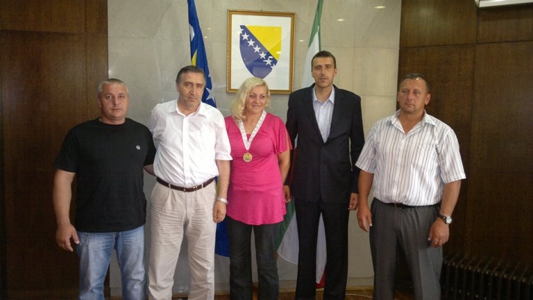 Prijem u sjedištu Kantona za članove AIK „Čelik“