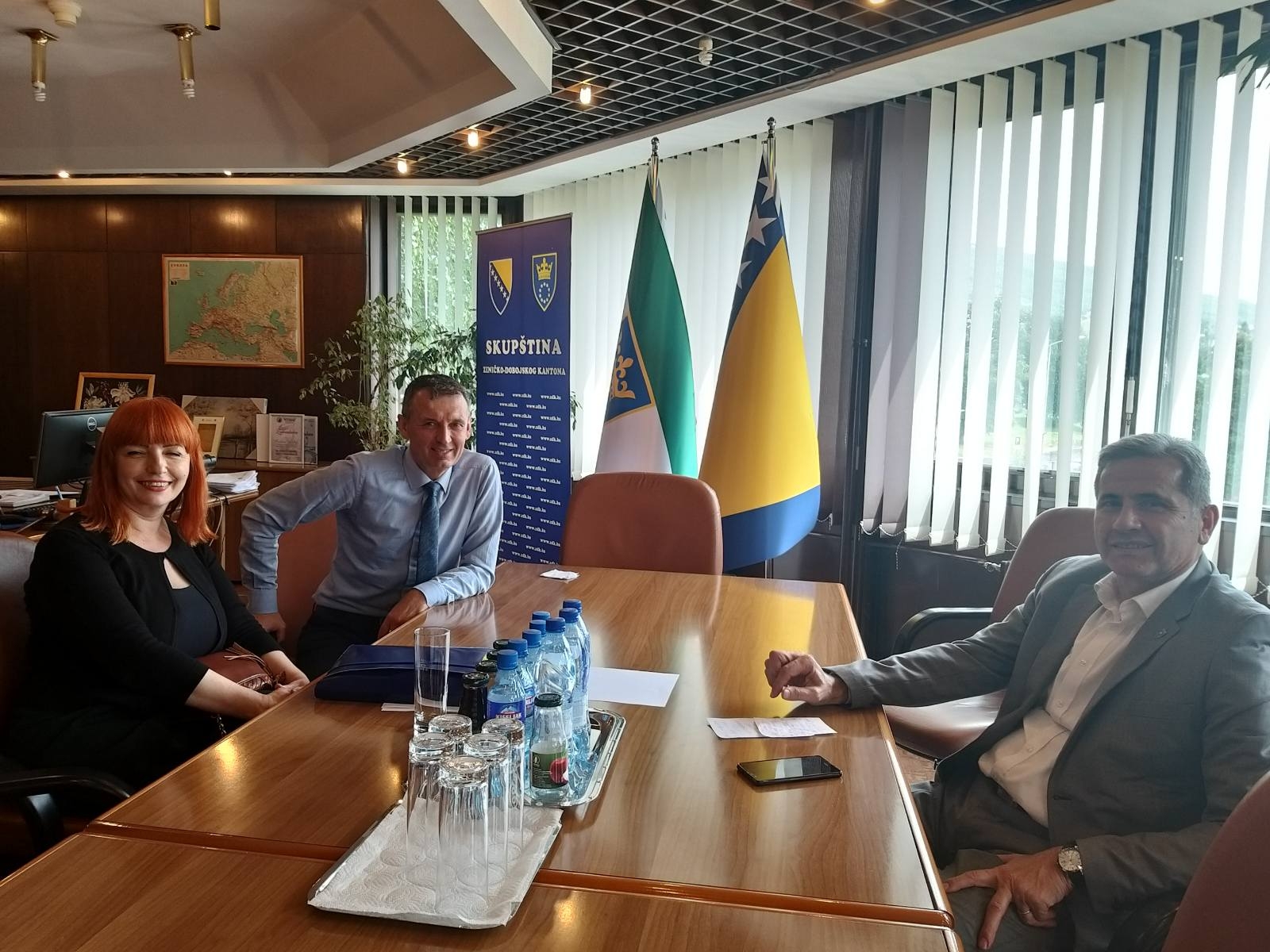 SAOPĆENJE ZA JAVNOST-Posjeta delegacije općine Žepče Skupštini Zeničko-dobojskog kantona