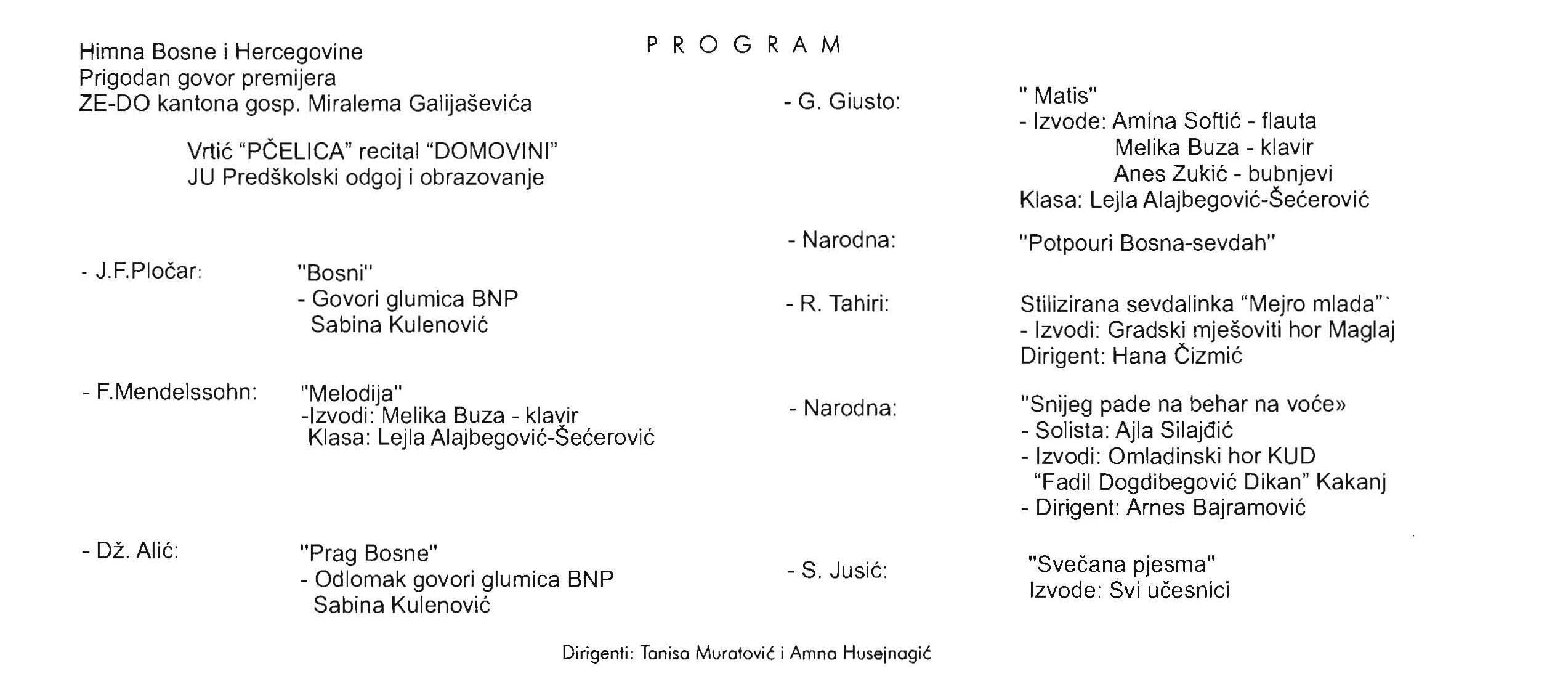 GOVOR PREMIJERA NA SVEČANOJ AKADEMIJI POVODOM 25. NOVEMBRA