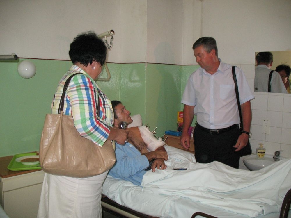 Posjeta povrijeđenim rudarima