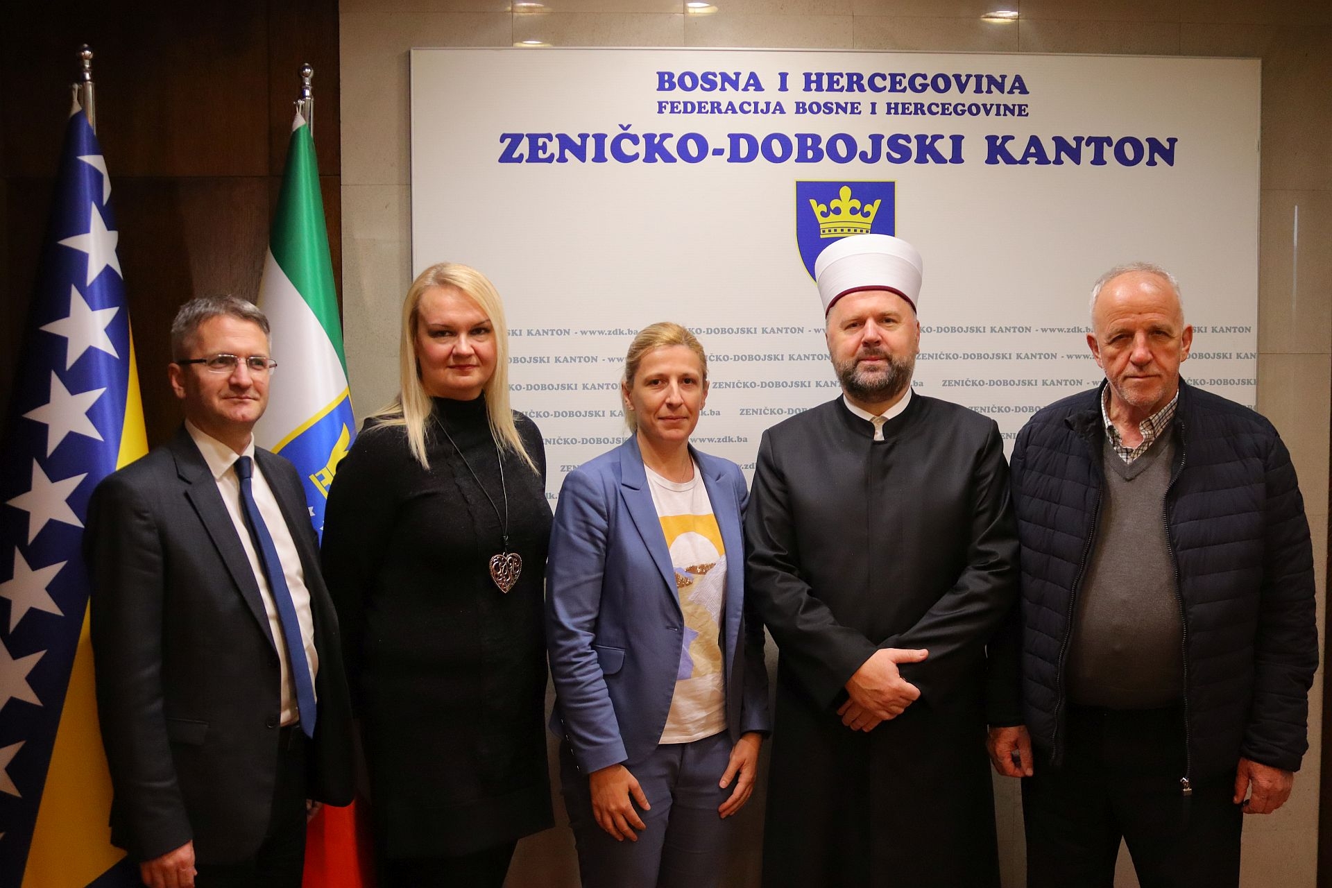 PREMIJERKA MEHMEDIĆ RAZGOVARALA S MUFTIJOM ZENIČKIM MEVLUDINOM-EF. DIZDAREVIĆEM