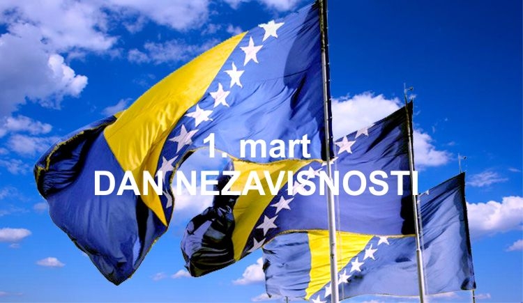 POLAGANJE CVIJEĆA POVODOM DANA NEZAVISNOSTI BOSNE I HERCEGOVINE