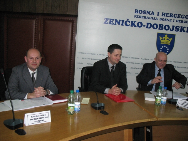 Denis Bećirović, zamjenik predsjedavajućeg Predstavničkog doma Parlamentarne skupštine BiH posjetio Zeničko-dobojski kanton