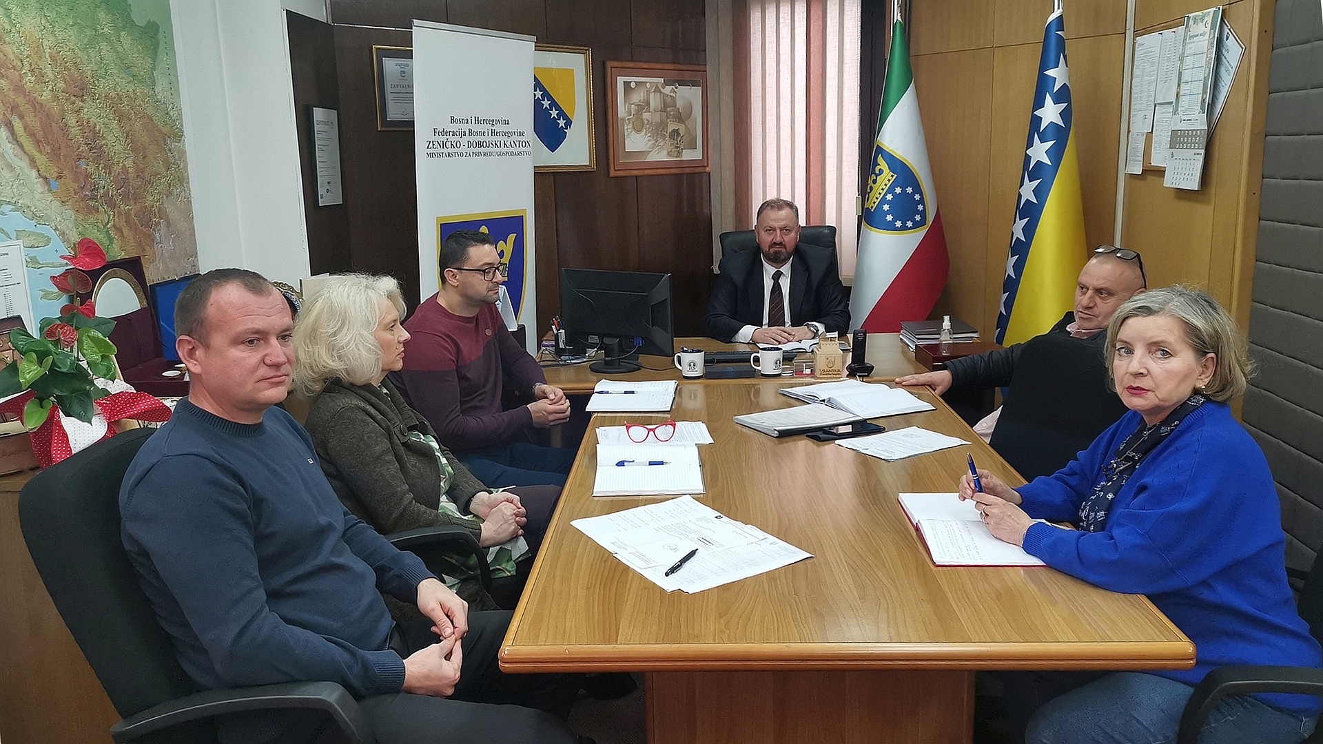 MINISTAR PRIVREDE SAMIR ŠIBONJIĆ RAZGOVARAO S PREDSTAVNICIMA RMU ZENICA