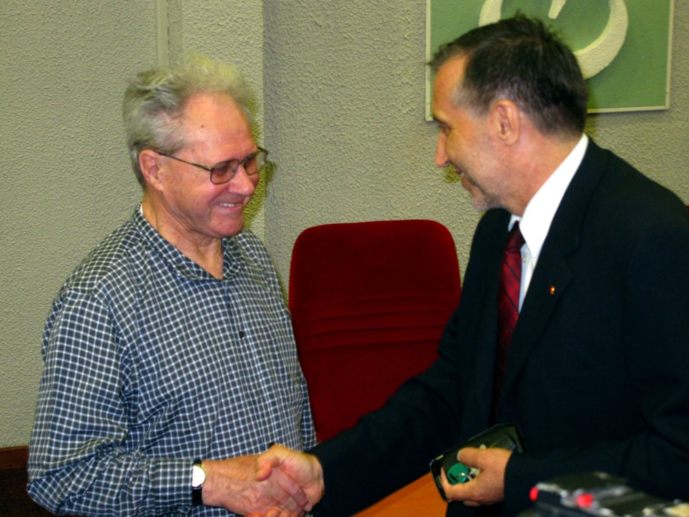 srdačan susret fra Jeusseta i premijera Plevljaka